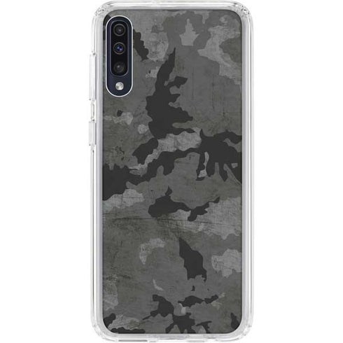 Digital Camo Galaxy A50 Clear Case